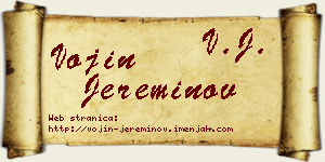 Vojin Jereminov vizit kartica